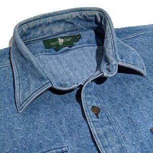 Hunt Club Vintage Jean Heavy Shirt Light Jacket Sz XL